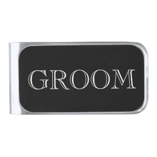 Groom Money Clip