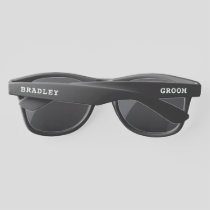 Groom Personalized Name Wedding Party Favor Sunglasses