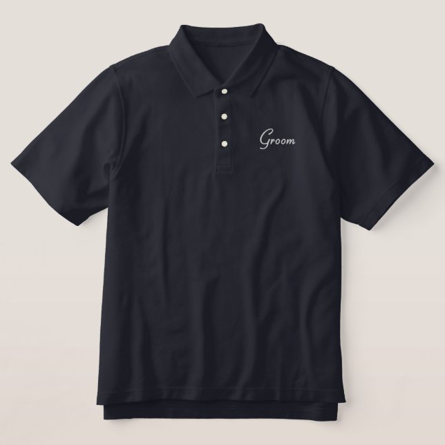 Groom Polo Shirt (Design Front)