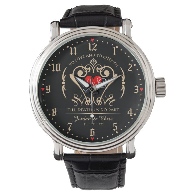 Groom’s To Love & To Cherish eWatch Watch (Front)