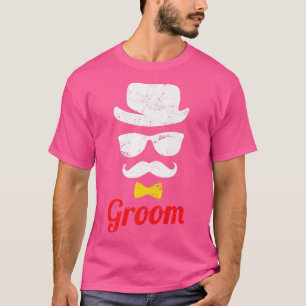 Groom saying Sunglasses Beard Top Hat Suit
