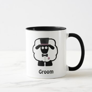 Groom Sheep Coffee Mug by SillySheep at Zazzle