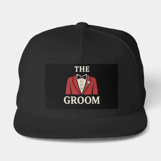 Groom  snap back hat (Front)