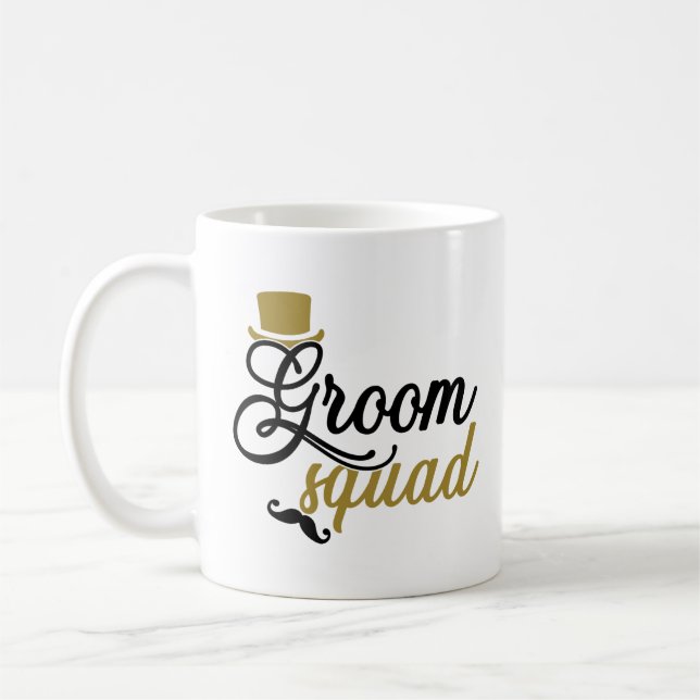 Groom Squad Coffee Mug (Left)