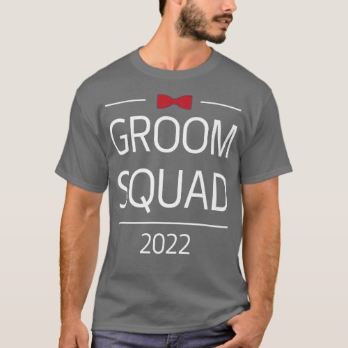 Groom Squad Funny Groomsmen Crew Team Bachelor Par T_Shirt