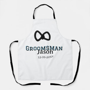 Groom Squad groomsman bachelorette party add name Apron