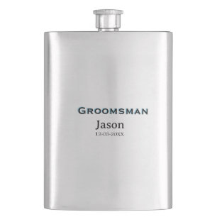 Groom Squad groomsman bachelorette party add name Flask