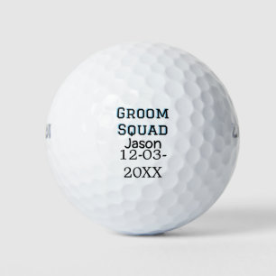 Groom Squad groomsman bachelorette party add name Golf Balls