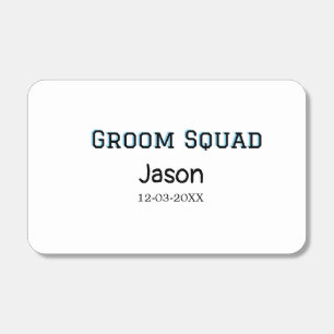 Groom Squad groomsman bachelorette party add name Matchboxes