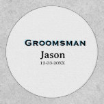 Groom Squad groomsman bachelorette party add name  Patch