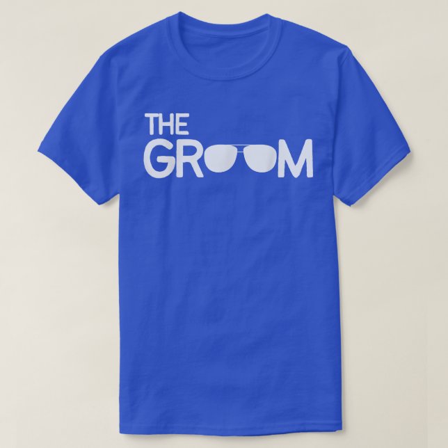 Groom Squad Groomsmen Crew Team Funny Bachelor Par T-Shirt (Design Front)