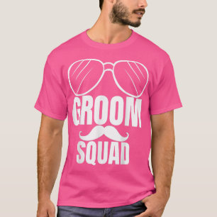Groom Squad Groomsmen Crew Team Funny Bachelor Par T-Shirt