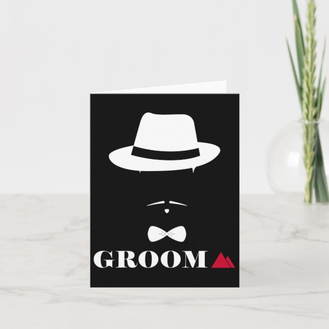 Groom Squad Groomsmen Ring Wedding Bachelor Party  Card (Front)