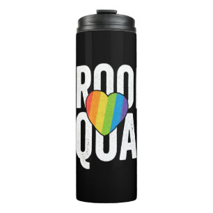 Groom Squad LGBT Pride Gay Bachelor Wedding Thermal Tumbler