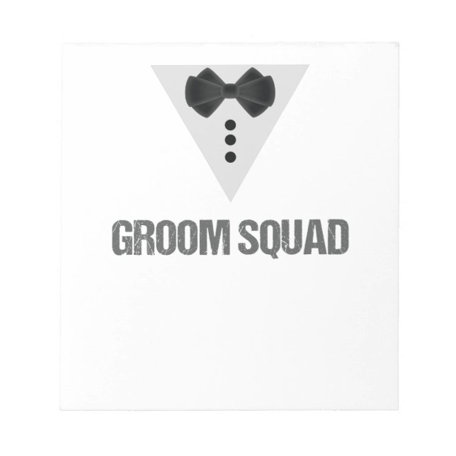 Groom Squad Notepad (Front)
