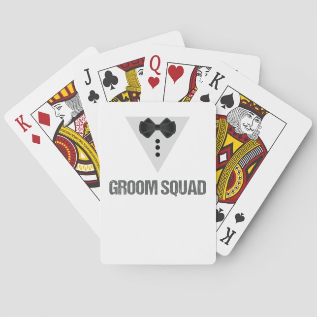 Groom Squad Poker Cards (Back)