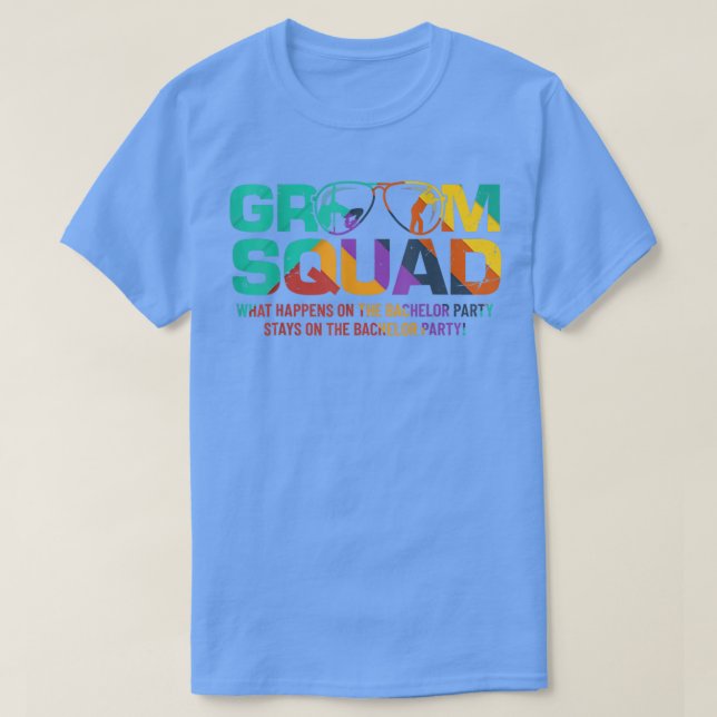 Groom Squad T  Bucks Groom Groomsmen Bachelor  T-Shirt (Design Front)
