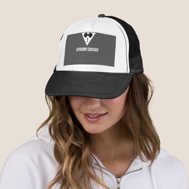Groom Squad Trucker Hat (In Situ)