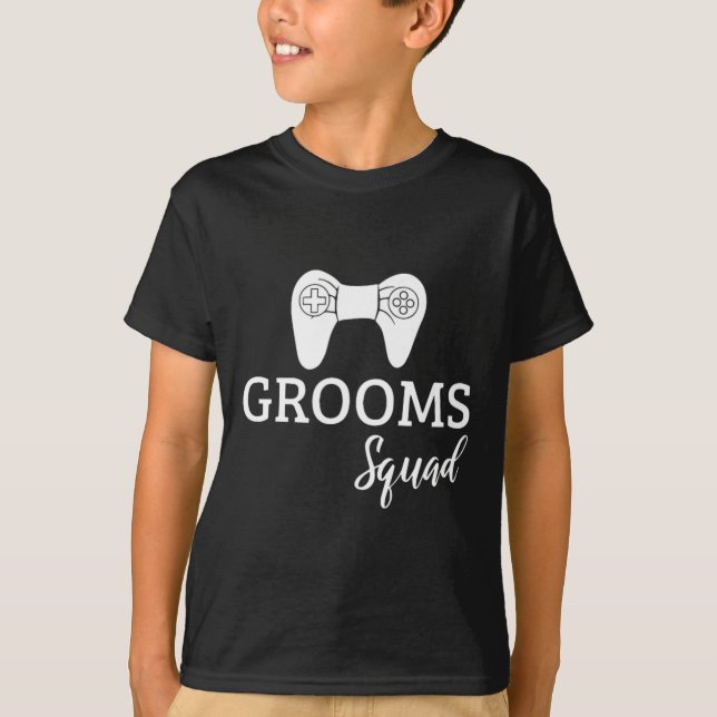 Groom Squad Wedding Bachelor Party Wedding Party F T-Shirt (Front)
