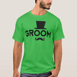 Groom t with hat and mustache T-Shirt