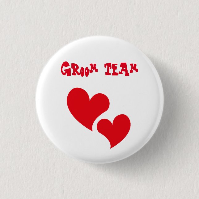 Groom team button (Front)