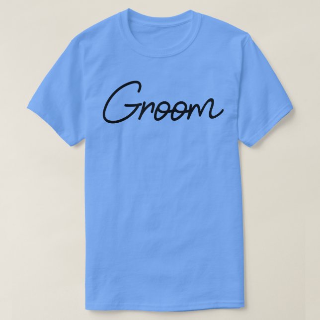 Groom Tees For Wedding Party Gift Ideas  (Design Front)