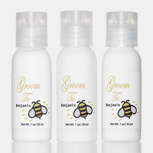 Groom To Be Bachelor Party Personalize Hand Lotion