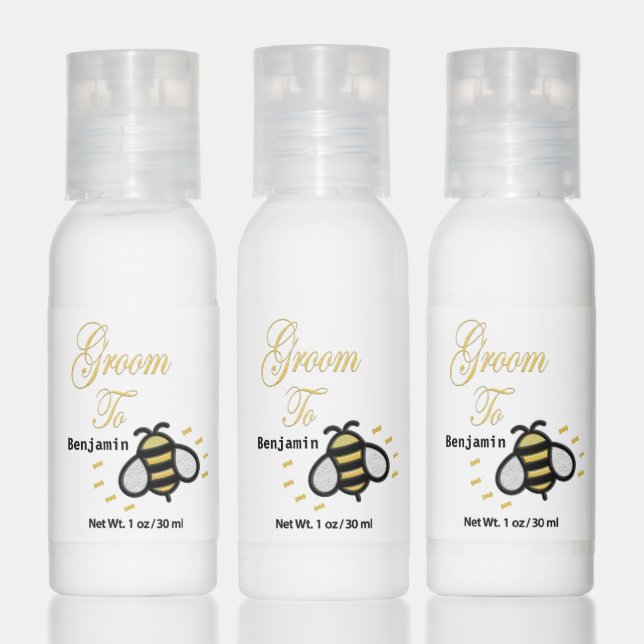 Groom To Be Bachelor Party Personalize Hand Lotion (Set)