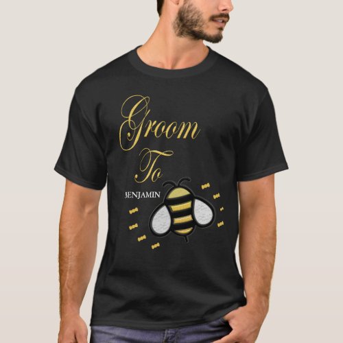 Groom To Be Bachelor Party Personalize T_Shirt