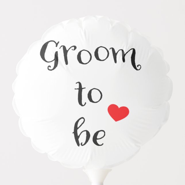Groom to be Balloon (Front)