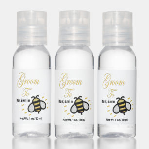 Groom To Be Wedding Favor Personalize Travel Hand Sanitizer