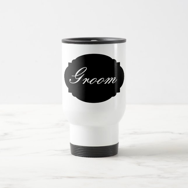 Groom Travel Mug (Center)