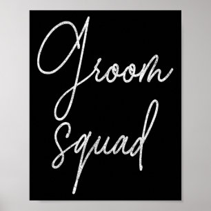 Groom Tribe Bachelor Party Shirts For Men Poster