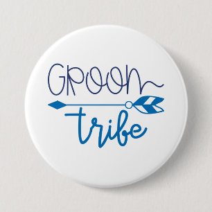 Groom Tribe Button