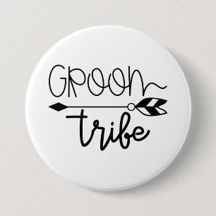 Groom Tribe Button