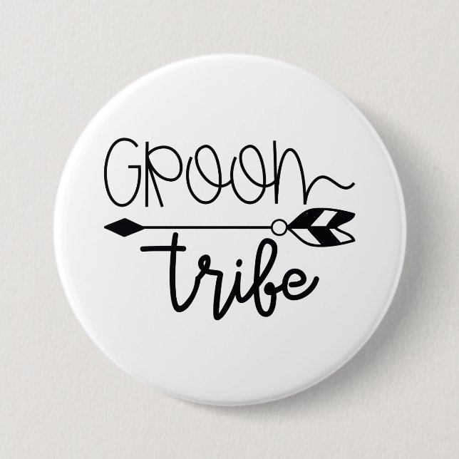 Groom Tribe Button (Front)
