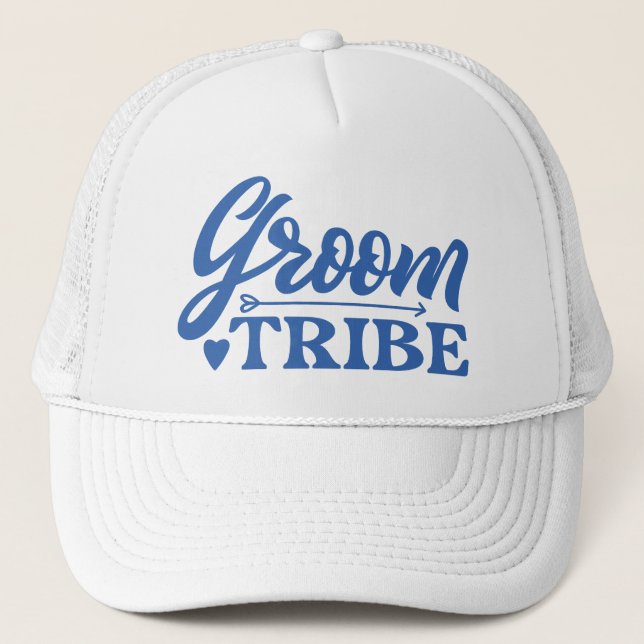 Groom Tribe Trucker Hat (Front)