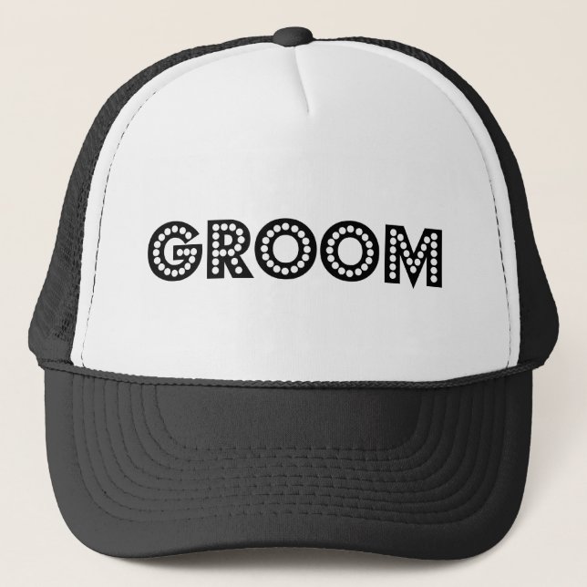 Groom Trucker Hat (Front)