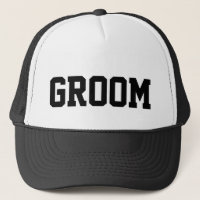 Groom Trucker Hat