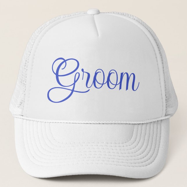 Groom  trucker hat (Front)