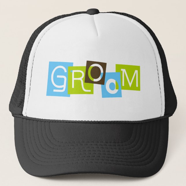 Groom Trucker Hat (Front)