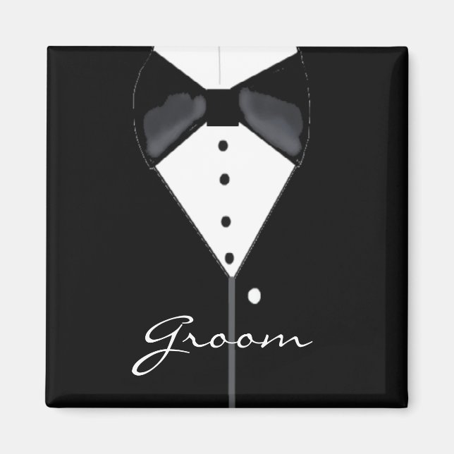Groom Tuxedo Magnet (Front)
