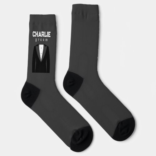 Groom Tuxedo Socks