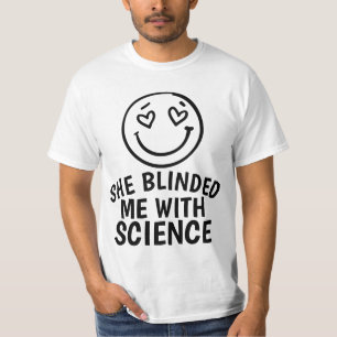 GROOM VINTAGE SHE BLINDED ME WITH SCIENCE T-SHIRTS