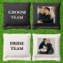 Groom vs Bride Team Wedding Party Game Cornhole Bags