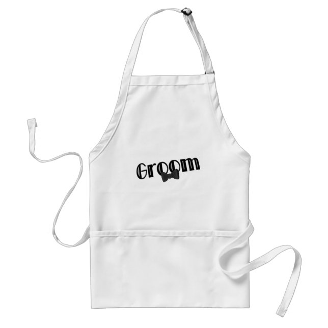 Groom Wedding Adult Apron (Front)