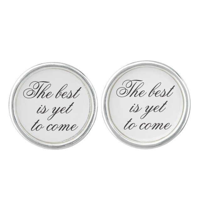 Groom Wedding Cufflinks Groom Wedding Day Gift (Front)