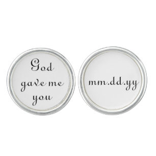 Groom Wedding Cufflinks Husband Anniversary Gift