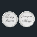 Groom Wedding Day Cufflinks Groom Anniversary Gift<br><div class="desc">Groom Wedding Day Keepsake Gift Cufflinks - Gift for your husband to be on your wedding day - Great Wedding Gift for the Groom - Wonderful wedding party cufflinks - Groom present - Groom gift - Wedding Day gift for the Groom - Husband Anniversary Present - Husband Anniversary Gift</div>