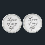 Groom Wedding Day Cufflinks Husband Anniversary<br><div class="desc">Groom Wedding Day Keepsake Gift Cufflinks - Gift for your husband to be on your wedding day - Great Wedding Gift for the Groom - Wonderful wedding party cufflinks - Groom present - Groom gift - Wedding Day gift for the Groom - Husband Wedding Anniversary Gift - Husband Anniversary Present...</div>